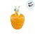 Pote Decorativo de Páscoa Bomboniere - Coelho com Cenoura Laranja - 16cm - 1 unidade - Cromus - Rizzo - Imagem 4
