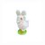 Enfeite Decorativo de Páscoa - Pintinho com Orelha de Coelho olhando para Esquerda - 10cm - 1 unidade - Cromus - Rizzo - Imagem 4