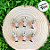 Mini Prendedor Decorativo de Páscoa - Coelho Rosa Segurando Cenoura - 5cm - 6 unidades - Cromus - Rizzo - Imagem 1