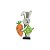 Mini Prendedor Decorativo de Páscoa - Coelho Verde Segurando Cenoura - 5cm - 6 unidades - Cromus - Rizzo - Imagem 6