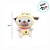 Pug de Pelúcia Fantasiado de Abelha Amarelo - 30cm - 1 unidade - Rizzo - Imagem 3