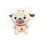 Pug de Pelúcia Fantasiado de Abelha Amarelo - 30cm - 1 unidade - Rizzo - Imagem 4