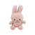Coelho de Pelúcia Rosa Boca Fechada - 29cm - 1 unidade - Rizzo - Imagem 5