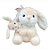 Coelho de Pelúcia Branco Sentado com Filhote - 23cm - 1 unidade - Rizzo - Imagem 4