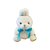 Coelho de Pelúcia Branco com Laço Azul - 24cm - 1 unidade - Rizzo - Imagem 5