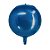 Balão de Festa Metalizado 14" 36cm - Redondo 4D Azul - 1 unidade - Silver Festas - Rizzo - Imagem 1