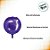 Balão de Festa Metalizado 14" 36cm - Redondo 4D Roxo - 1 unidade - Silver Festas - Rizzo - Imagem 3