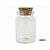 Potinho de Vidro Tampa de Rolha 80ml - 1 unidade - ArteGift  - Rizzo - Imagem 1