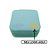 Mini Porta Joias Personalizado Azul Claro - Mini Logo Dourado - 1 unidade - Rizzo - Imagem 1
