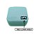 Mini Porta Joias Personalizado Azul Claro - Mini Logo Preto - 1 unidade - Rizzo - Imagem 1