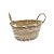 Cesta Decorativa de Bambu Oval com alça - Palha - 18cm - 1 unidade - Cromus  - Rizzo - Imagem 4