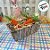 Cesta Decorativa de Aguapé Marrom Retangular  - 25cm - 1 unidade - Cromus - Rizzo - Imagem 1