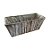 Cesta Decorativa de Aguapé Marrom Retangular  - 25cm - 1 unidade - Cromus - Rizzo - Imagem 5