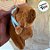 Chaveiro de Pelúcia - Capivara com Mochila Azul - 13cm - 1 unidade - Rizzo - Imagem 4