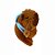 Chaveiro de Pelúcia - Capivara com Mochila Azul - 13cm - 1 unidade - Rizzo - Imagem 6