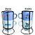 Kit xicaras Empilhadas Stitch - 150ml - 1 unidade - Disney Original - Rizzo - Imagem 3