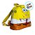 Mini Mochila Escolar - Bob Esponja - 25x20x10cm - 1 unidade - Rizzo - Imagem 5