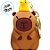 Chaveiro Good Luck Capivara Chapéu de Pintinho - 5cm - 1 unidade - Rizzo - Imagem 2