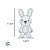 Kit para Colorir de Páscoa - 11,5cm - 3 Coelhos e 6 Canetinhas - Rizzo - Imagem 8