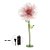 Flor de LED Para Decoração Com Movimento - Rosa - 1,8mx60x60cm - 1 unidade - Rizzo - Imagem 1