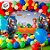 Balão de Festa Microfoil 56cm - Mario - 10 unidades - Rizzo - Imagem 2