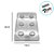 Forma de Acetato Oval Savarin 3 partes - Ref. FP259 - 1 unidade - Crystal - Rizzo - Imagem 3