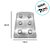 Forma de Acetato Redondo Savarin 3 partes - Ref. FP258 - 1 unidade - Crystal - Rizzo - Imagem 3