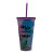 Copo com Tampa e Canudo Roxo- Mãe Melhor Amiga - 600ml - 1 unidade - Rizzo - Imagem 1