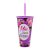 Copo com Tampa e Canudo Roxo - Mãe Amor Eterno - 600ml - 1 unidade - Rizzo - Imagem 1