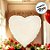 Balão de Festa Metalizado 20" 50cm - Coração Satin Cream - 1 unidade - Rizzo - Imagem 3