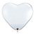 Balão de Festa Látex Liso - Coração Transparente - 3' 90cm - 2 unidades - Qualatex Outlet - Rizzo - Imagem 1
