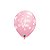 Balão de Festa Látex Liso Decorado - I Love You Corações e Listras - 11" 28cm - 50 unidades - Qualatex Outlet - Rizzo - Imagem 4