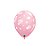 Balão de Festa Látex Liso Decorado - I Love You Corações e Listras - 11" 28cm - 50 unidades - Qualatex Outlet - Rizzo - Imagem 5