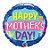 Balão de Festa Microfoil 18" 45cm - Redondo Happy Mother's Day! Banner - 1 unidade - Qualatex Outlet - Rizzo - Imagem 1