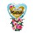 Balão de Festa Microfoil 38" 97cm - Happy Mother's Day Coração de Flores - 1 unidade - Qualatex Outlet - Rizzo - Imagem 1