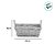 Cesta de Bambu Retangular - Rosa - 22cm - 1 unidade - Cromus - Rizzo - Imagem 2