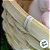 Cesta de Bambu com Alça Dobrável - Amarelo - 24cm - 1 unidade - Cromus - Rizzo - Imagem 3