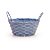 Cesta de Bambu Oval - Azul - 23cm - 1 unidade - Cromus - Rizzo - Imagem 1