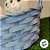 Cesta de Bambu Oval - Azul - 23cm - 1 unidade - Cromus - Rizzo - Imagem 3