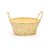 Cesta de Bambu Oval - Amarelo - 23cm - 1 unidade - Cromus - Rizzo - Imagem 1
