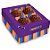 Caixa 4 Bombons Quadrado com Visor - Bolofofos - 1 unidade - Festcolor - Rizzo - Imagem 1