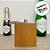 Cantil Inox com Couro Claro de Bolso para Whisky - 175ml - 1 unidade - Rizzo - Imagem 6