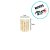 Fita de Rafia Papel Creme - 100m - 1 unidade - Rizzo - Imagem 4
