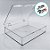 Caixa Acrilica Trasparente Retangular com Tampa Fixa - 14x10,5cm - 1 unidade - Rizzo - Imagem 2