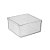 Caixa Acrilica Trasparente Quadrada - 15cm - 1 unidade - Rizzo - Imagem 1