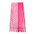 Canudo De Plástico - Rosa e Branco - 19cm - 10 unidades - Cromus - Rizzo - Imagem 3