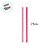 Canudo De Plástico - Rosa e Branco - 19cm - 10 unidades - Cromus - Rizzo - Imagem 4