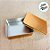 Lata de Metal Retangular - Ouro - 12,5x9cm - 4 unidades - Rizzo - Imagem 2
