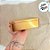 Lata de Metal Retangular - Ouro - 12,5x9cm - 4 unidades - Rizzo - Imagem 3