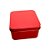 Lata de Metal Quadrada - Vermelho - 6,5cm - 10 unidades - Rizzo - Imagem 5